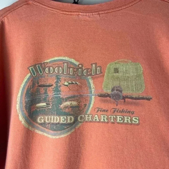 Vintage Woolrich Fine Fishing T-shirt Size XXL - Picture 5 of 5